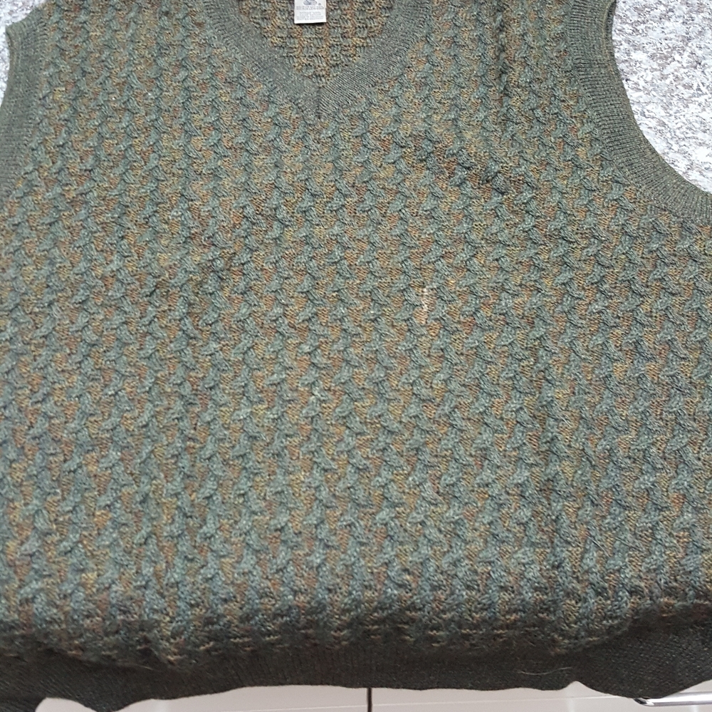 Vintage men's wool Tricot's St. Raphael vest.
